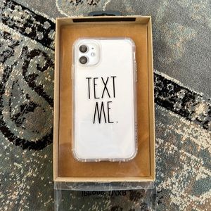 Rae Dunn Clear iPhone 11 or XR case new